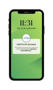 Mensaje de Escadia
